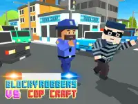 Blocky Robbers VS Cop Craft 3D Screen Shot 6