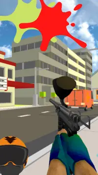 Toon Paintball-Target Shooting Screen Shot 2