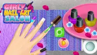 Girly nail art Salon: Mga Larong Manikyur Para sa Screen Shot 3