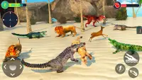 Angry Crocodile - Animal Games Screen Shot 2