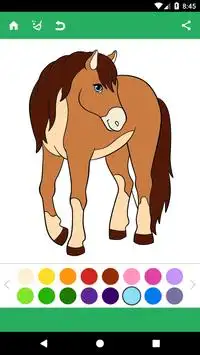 Horse Coloring Pages Screen Shot 0