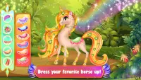 妖精のファッション馬の物語：ポニーの世話人ゲーム Screen Shot 1