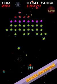 Galaxia Classic - 80s Arcade Space Shooter Screen Shot 2