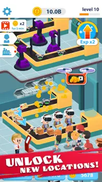 Idle Factory Corp.: Business Tycoon Clicker Games Screen Shot 5
