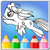 Coloring Book for Little Pony