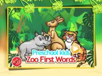PreSchool Kids Zoo First Words Screen Shot 5