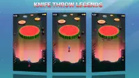 Knife Throw Legends : Knife Throw 3D Part 2 Screen Shot 1