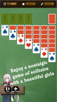 Solitaire Girls Card Game Screen Shot 0