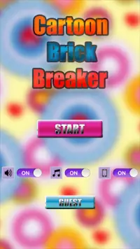 CartoonBrickBreaker (briques) Screen Shot 0