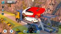 오프로드 자동차 운송업자 2020 :  자동차 캐리어 게임 Screen Shot 3