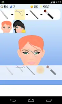 woman eyebrow game Screen Shot 0
