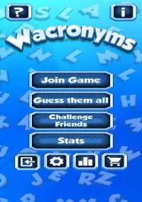Wacronyms Word Game Screen Shot 2