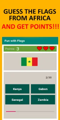 Fun with Flags - Flags game and Flags trivial Screen Shot 3