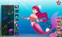 Deniz kızı prenses giyinmek, makyaj salonu oyunu Screen Shot 3