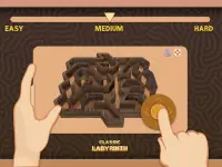 Cổ điển Labyrinth Puzzle - gỗ Maze 3D Games Screen Shot 6