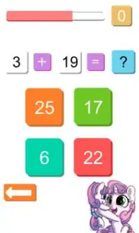 Pony Math - Addition Screen Shot 2