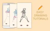 Draw Drawing Manga Legends Naruto Fighter Screen Shot 0