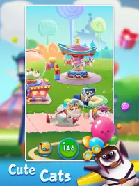 Candy Cat: Match 3 candy games Screen Shot 5