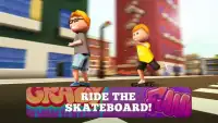 स्केट शिल्प: में शहर स्केटबोर्ड खेल प्रो स्केटर Screen Shot 1