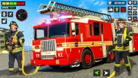 Firefighter FireTruck Games Screen Shot 0