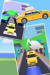Rocky Road Taxi Dash 3D Screen Shot 1