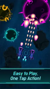 Space War Hero - free galaxy shooting game Screen Shot 1
