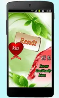 Kissing Test ❤ Screen Shot 0
