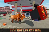 Wild Bull City Attack: Bull Simulator Games Screen Shot 11