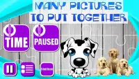 개와 강아지 퍼즐 Screen Shot 1