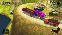 ऑफ रोड कार्गो ट्रेलर ट्रक चालक: हिल ड्राइविंग Screen Shot 8