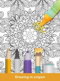 100  Mandala coloring pages Screen Shot 10