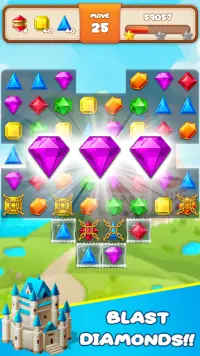 Land Of Jewels: Fun Jewel Matching Game Screen Shot 2