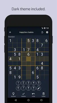 Friendly Sudoku - Free Puzzle Game, No Ads Screen Shot 1