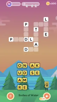 Letter Bounce - Word Puzzles Screen Shot 0