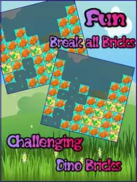 Brick Breaker - Dinosaur Game Screen Shot 2