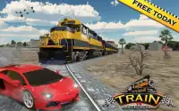 Real Train vs Car Racing 2018 - Car Driving Games Screen Shot 7