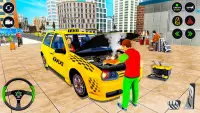 US Taxi Driving Game कार गेम Screen Shot 4