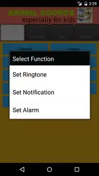 suara binatang untuk anak-anak Screen Shot 1