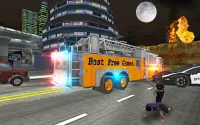 Fire Truck Rescue Driving Sim 3D Screen Shot 2