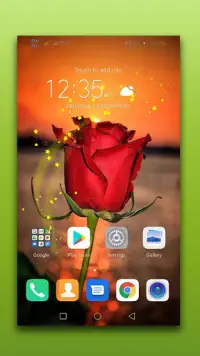 3D Rose Live Wallpaper Screen Shot 2