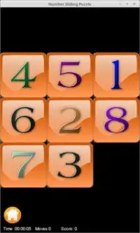 Sliding Number Puzzle Screen Shot 0