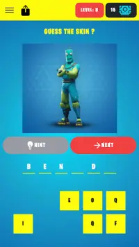 Guess: Skins Quiz Fortnite Battle Royale V-Bucks Screen Shot 1