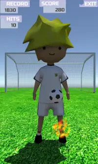 Futebol Juggler 3D Screen Shot 2