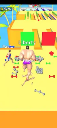 Muscle Race Run Body Race Running Game 3d Screen Shot 3