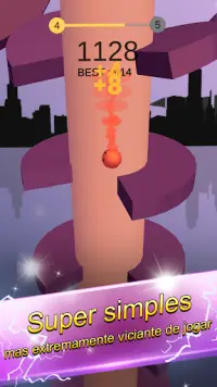 Helix Jump Ball-Crazy Spiral Game Screen Shot 0