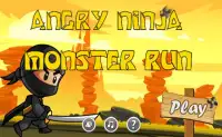 Angry Ninja Monster Run Screen Shot 0