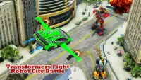 Transformers Fight Robot Car and Bike City Battle Screen Shot 1