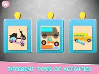 Kids Vehicles For Puzzle & Toddlers Screen Shot 2