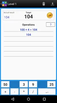 Numbers Game! 6 Countdown Math Screen Shot 2