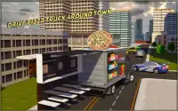 खाद्य ट्रक सिम्युलेटर पिज्जा डिलिवरी पिक पार्किंग Screen Shot 10